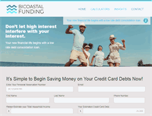 Tablet Screenshot of bicoastalfunding.com